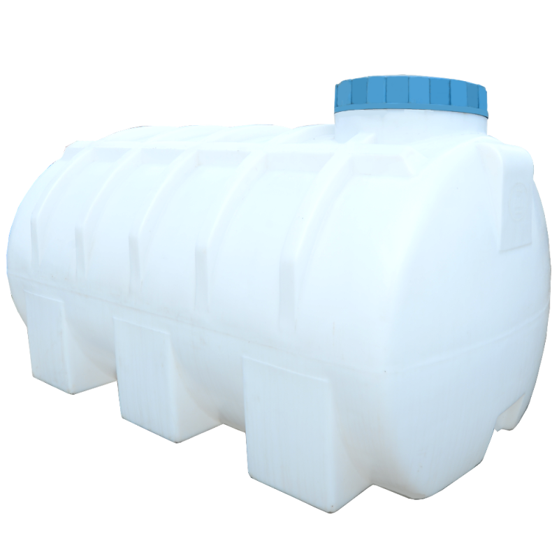 Бак 1500 л горизонтальний ГО ПБ білий Пласт бак